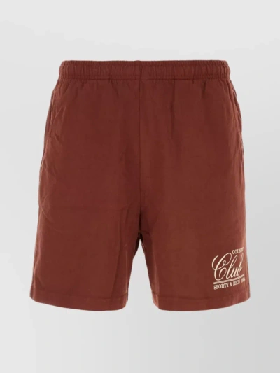 Sporty And Rich Shorts-m Nd Sporty & Rich Male In Burgundy