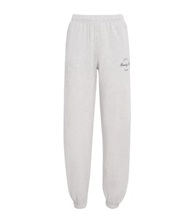 Sporty And Rich Sporty & Rich Jogging Pants With Logo Unisex In Grey