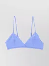 SPORTY AND RICH BIKINI TOP WITH ADJUSTABLE STRAPS AND TRIANGLE