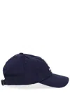Sporty And Rich Sporty & Rich Blue Cotton Hat In Brown