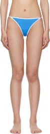 Sporty And Rich Blue Kate Bikini Bottom
