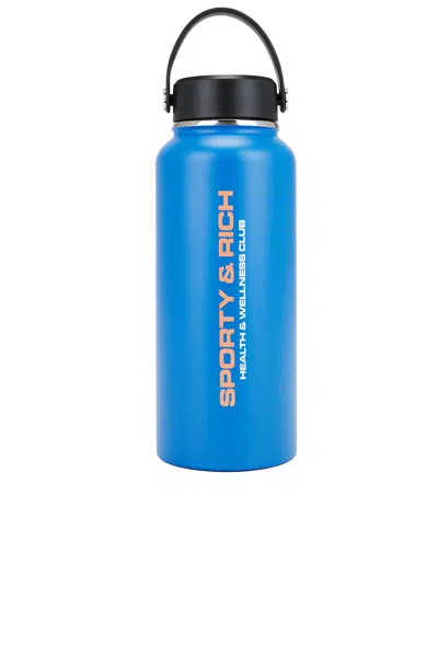 Sporty And Rich Bold Health Bottle In Blue