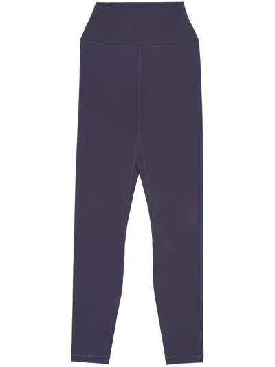 Sporty And Rich Bold Performance Leggings In Blue