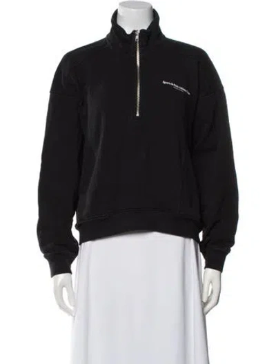 Pre-owned Sporty And Rich Bomber Jacket In Black