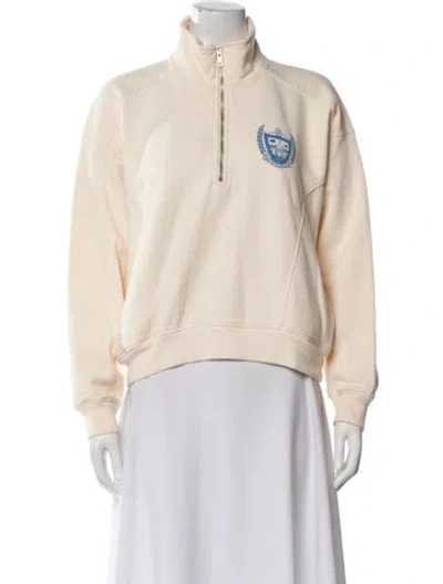 Pre-owned Sporty And Rich Bomber Jacket In Neutral
