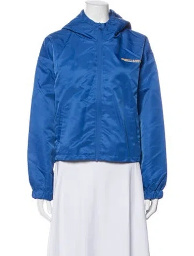Pre-owned Sporty And Rich Bomber Jacket W/ Tags In Blue