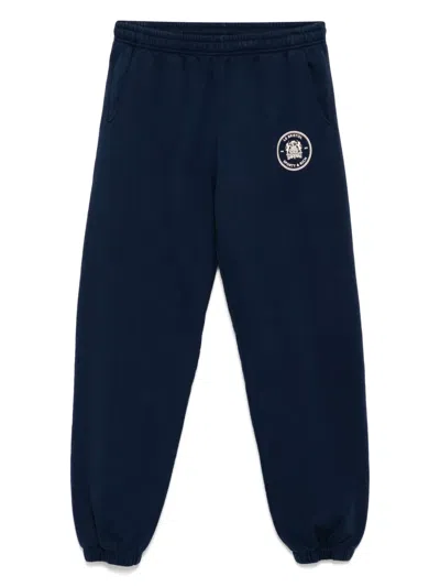 Sporty And Rich Bristol Crest 100th Pants In Blue