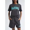 Sporty And Rich Sporty & Rich California Cotton Graphic T-shirt In Faded Black