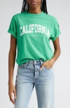 SPORTY AND RICH CALIFORNIA COTTON GRAPHIC T-SHIRT