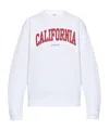 Sporty And Rich California Cotton Sweatshirt In White