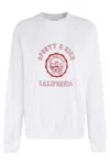 Sporty And Rich California Emblem Crewneck In White