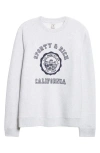 Sporty And Rich Sporty & Rich California Emblem Fleece Crewneck Graphic Sweatshirt In White