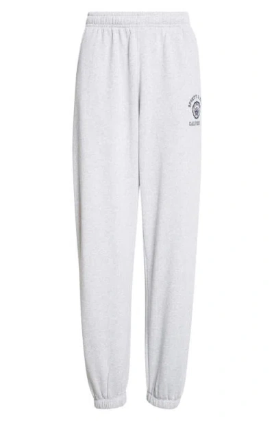 Sporty And Rich Sporty & Rich California Emblem Fleece Graphic Sweatpants In Gray