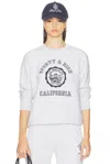 Sporty And Rich California Emblem Soft Crewneck Sweatshirt In Gray
