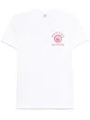 Sporty And Rich Womens California Emblem Round-neck Cotton-jersey T-shirt White Xs In White