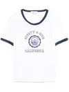 Sporty And Rich California Emblem Ringer T-shirt In White