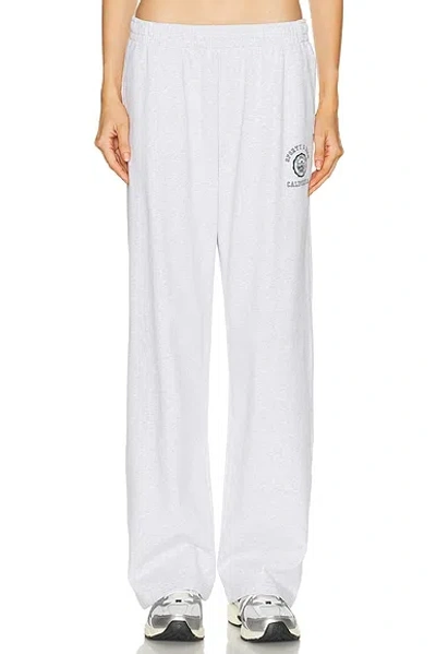 Sporty And Rich California Emblem Wide Sweatpant In White