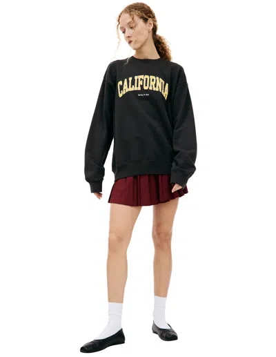 Sporty And Rich 'california' Printed Sweatshirt In Brown