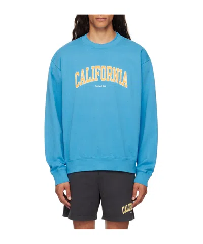 Sporty And Rich Blue 'california' Sweatshirt