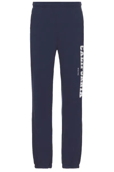 Sporty And Rich California Sweatpant In Navy