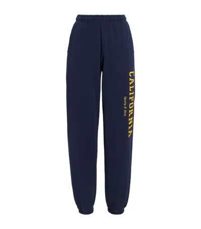 Sporty And Rich California Sweatpants In Navy