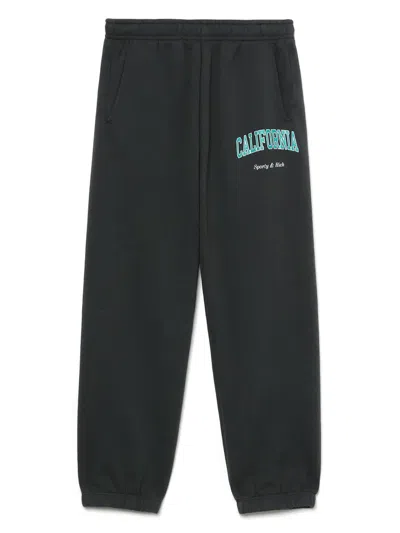 Sporty And Rich Kids' California Track Pants In Black