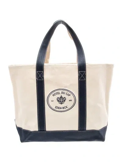 Pre-owned Sporty And Rich Canvas Tote W/ Tags In Neutral