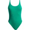 Sporty And Rich Sporty & Rich Carla One-piece Swimsuit In Green