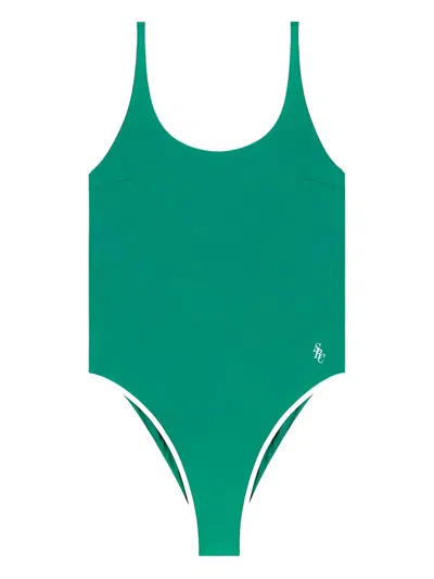 Sporty And Rich Carla Swimsuit In Green