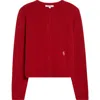 Sporty And Rich Sporty & Rich Cashmere & Wool Cardigan In Red