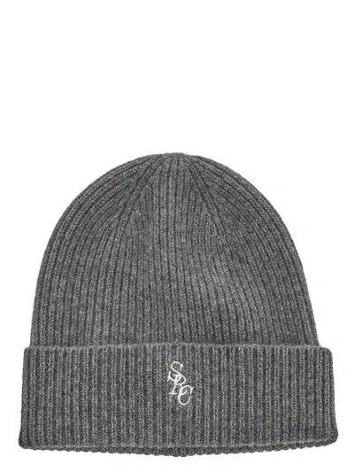 Sporty And Rich Cashmere Beanie In Grey