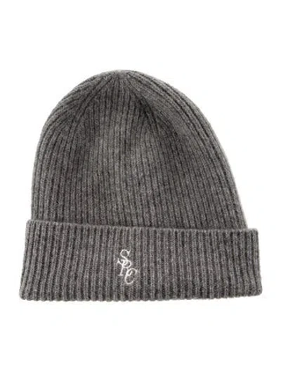 Pre-owned Sporty And Rich Cashmere Beanie In Grey