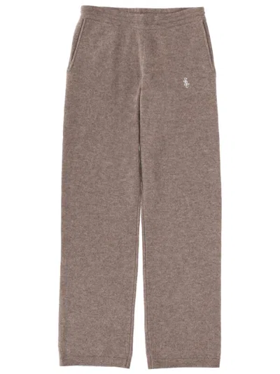 Sporty And Rich Cashmere Lounge Pants Side Pockets Design In Purple