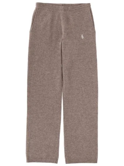 Sporty And Rich Cashmere Lounge Pants Side Pockets Design In Purple