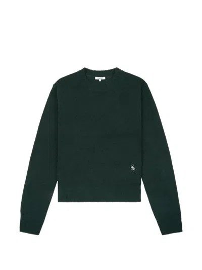 Sporty And Rich Cashmere Sweater In Green