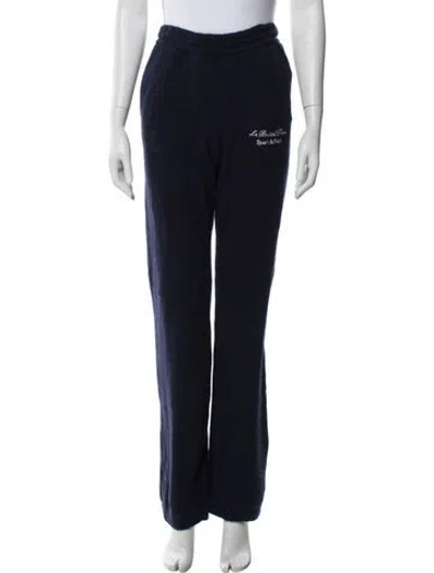 Pre-owned Sporty And Rich Cashmere Sweatpants In Blue