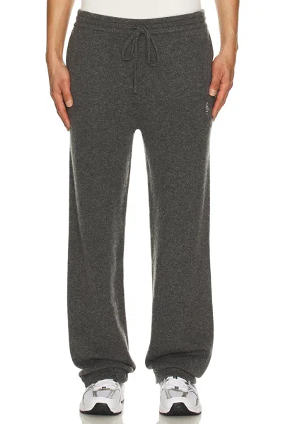 Sporty And Rich Cashmere Trousers In Gray