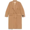 Sporty And Rich Double Faced Db Coat In Neutral