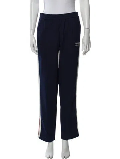Pre-owned Sporty And Rich Colorblock Pattern Sweatpants In Blue