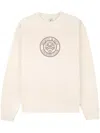 Sporty And Rich Connecticut Crest Cotton Sweatshirt In Neutrals