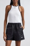 SPORTY AND RICH CONTRAST RIB TANK TOP