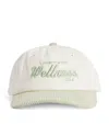 SPORTY AND RICH CORDUROY EMBROIDERED DRAFT BASEBALL CAP