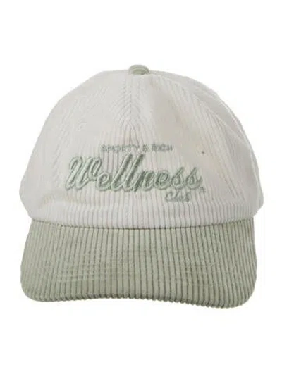 Pre-owned Sporty And Rich Cotton Baseball Hat In Green