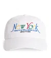 Sporty And Rich Cotton Embroidered Baseball Cap In White