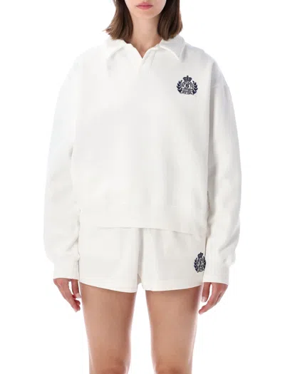 Sporty And Rich Sporty & Rich Cotton Mini Tee For Women In Bianco