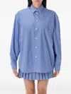 Sporty And Rich Sporty & Rich Src Oversized Shirt In Blue