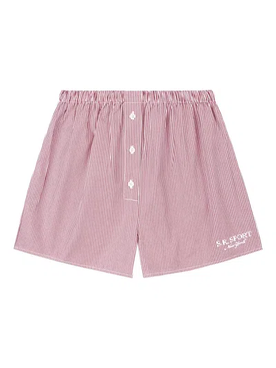 Sporty And Rich Cotton Shorts In Pink