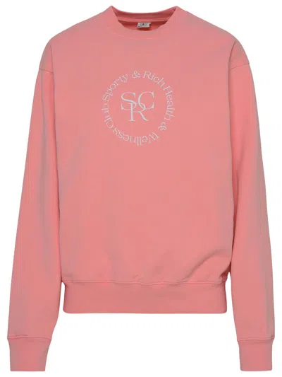 Sporty And Rich Sporty & Rich Cotton Srhwc Sweatshirt In Pink