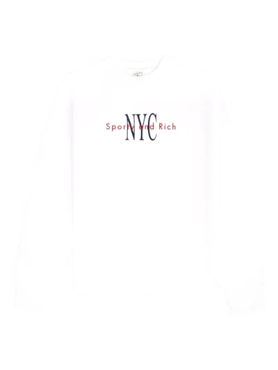 Sporty And Rich Cotton Sweatshirt