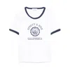 Sporty And Rich California Emblem Ringer T-shirt
